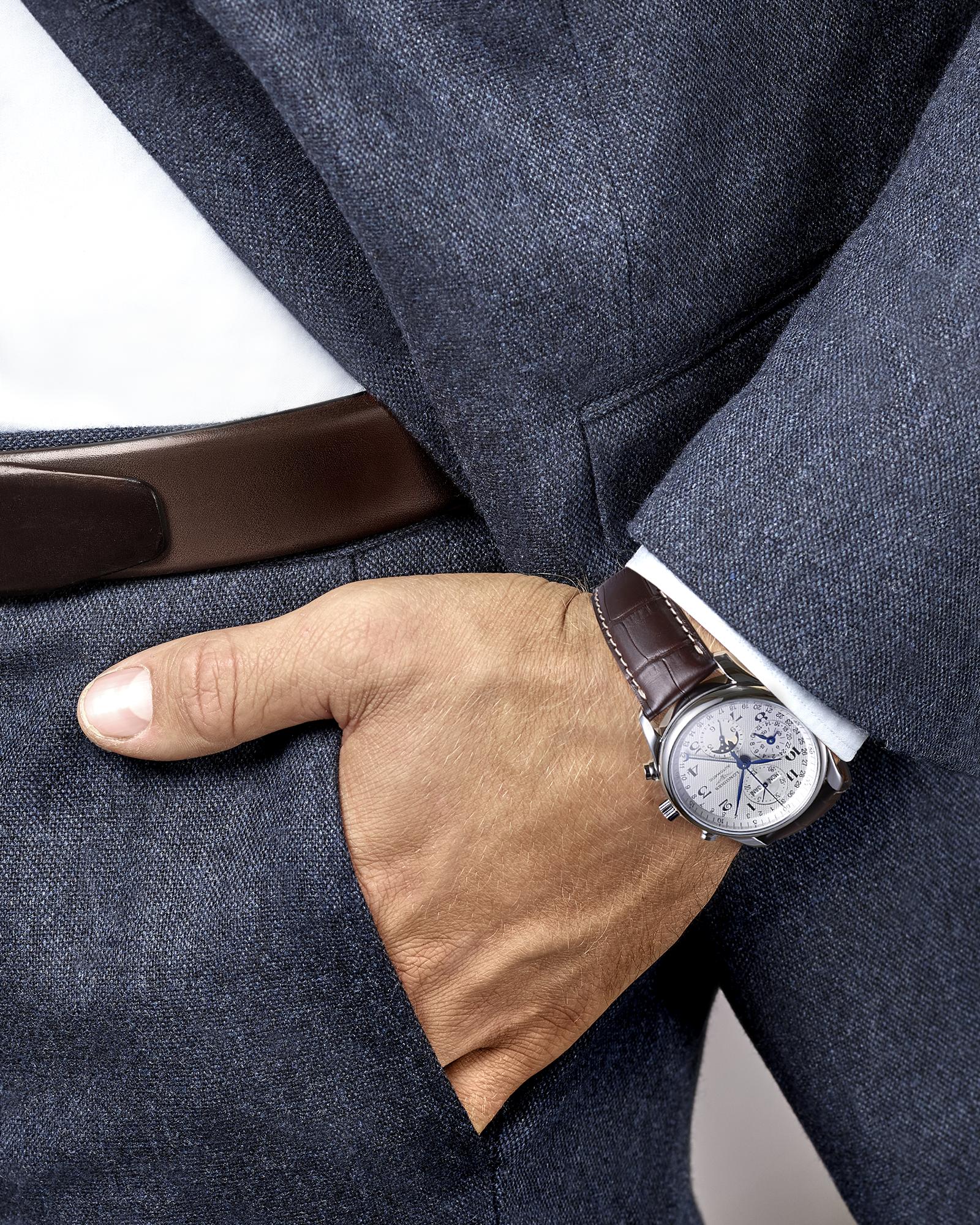 Longines Master Collection Annual Calendar Moonphase Automatic (Silver Dial / 40mm)