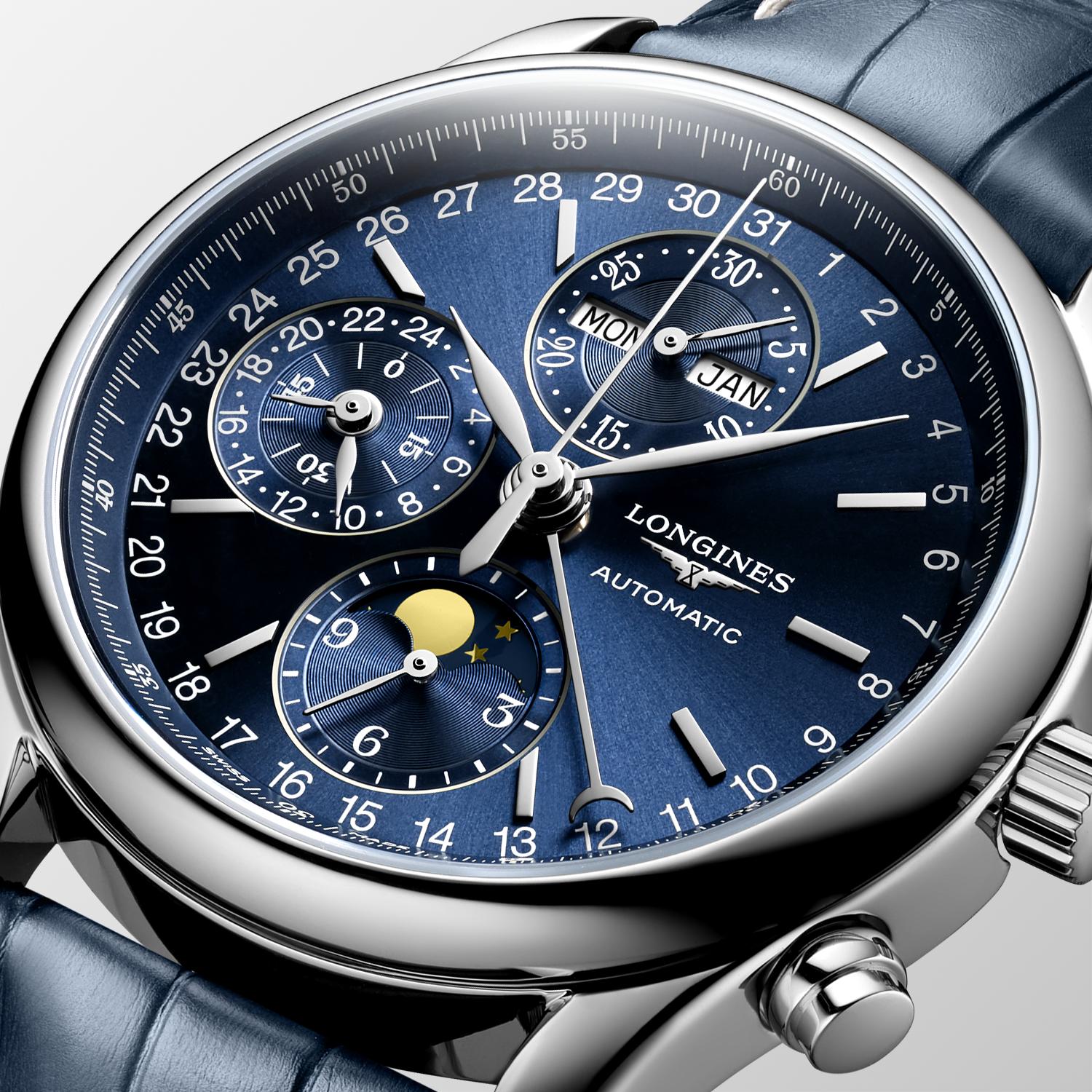 Longines Master Collection Annual Calendar Moonphase Automatic (Blue Dial / 40mm)