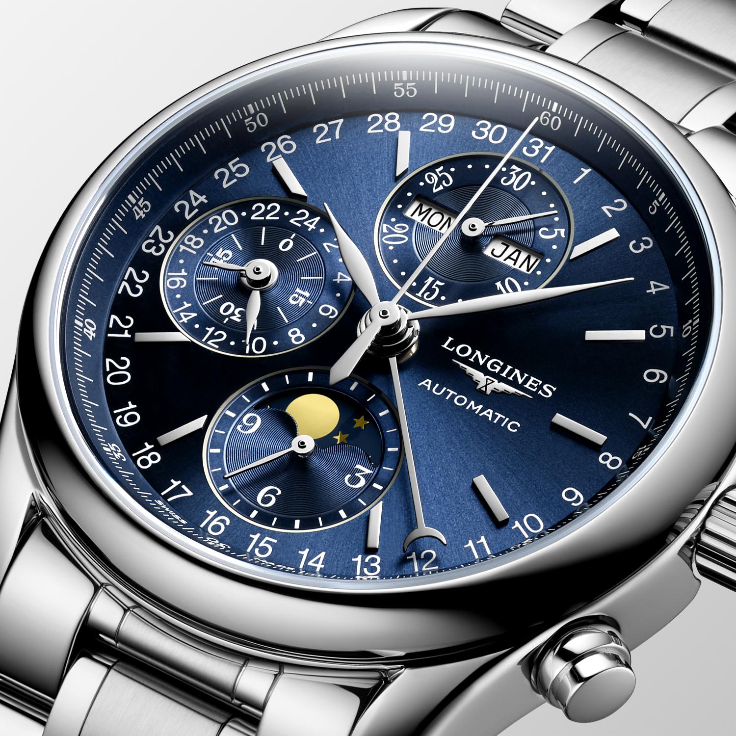 Longines Master Collection Annual Calendar Moonphase Automatic (Blue Dial / 40mm)