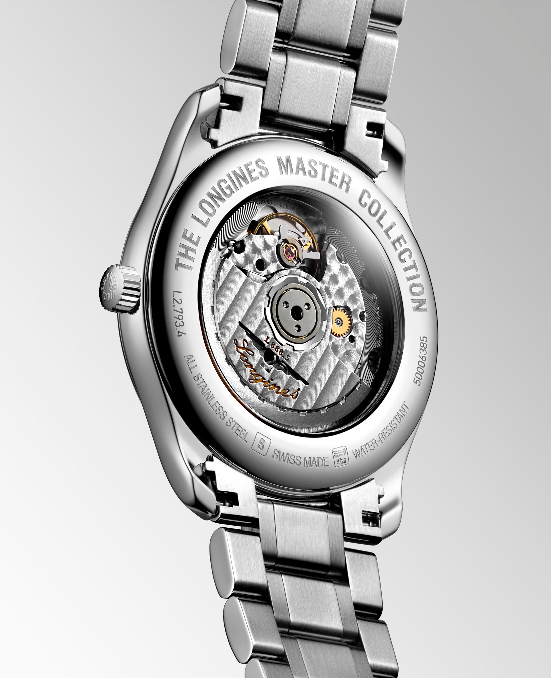 Longines Master Collection Automatic (Blue Dial / 40mm / Diamond Accents)