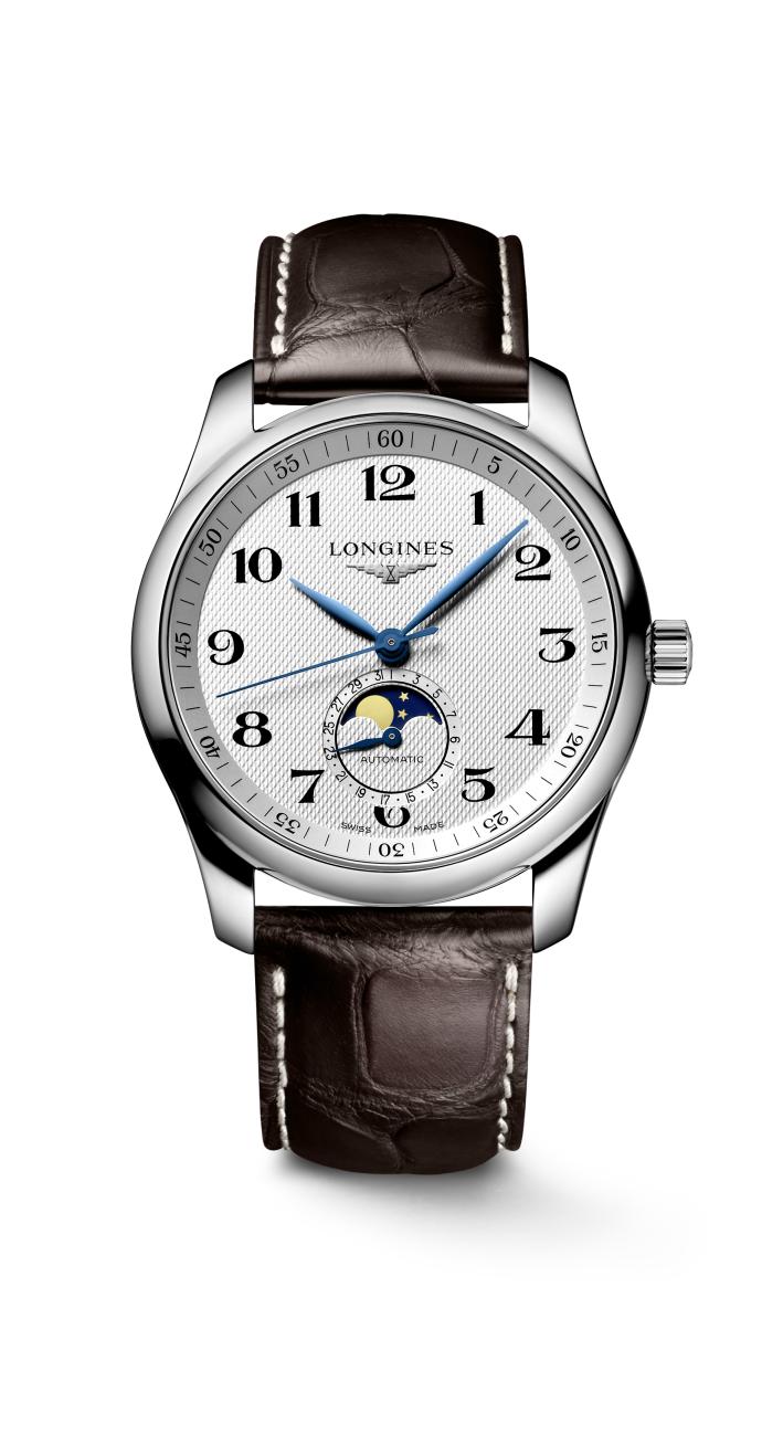 Longines Master Collection Moonphase Automatic Silver Dial 40mm