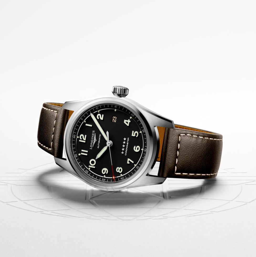Longines Spirit Automatic (cadran noir / 40 mm)