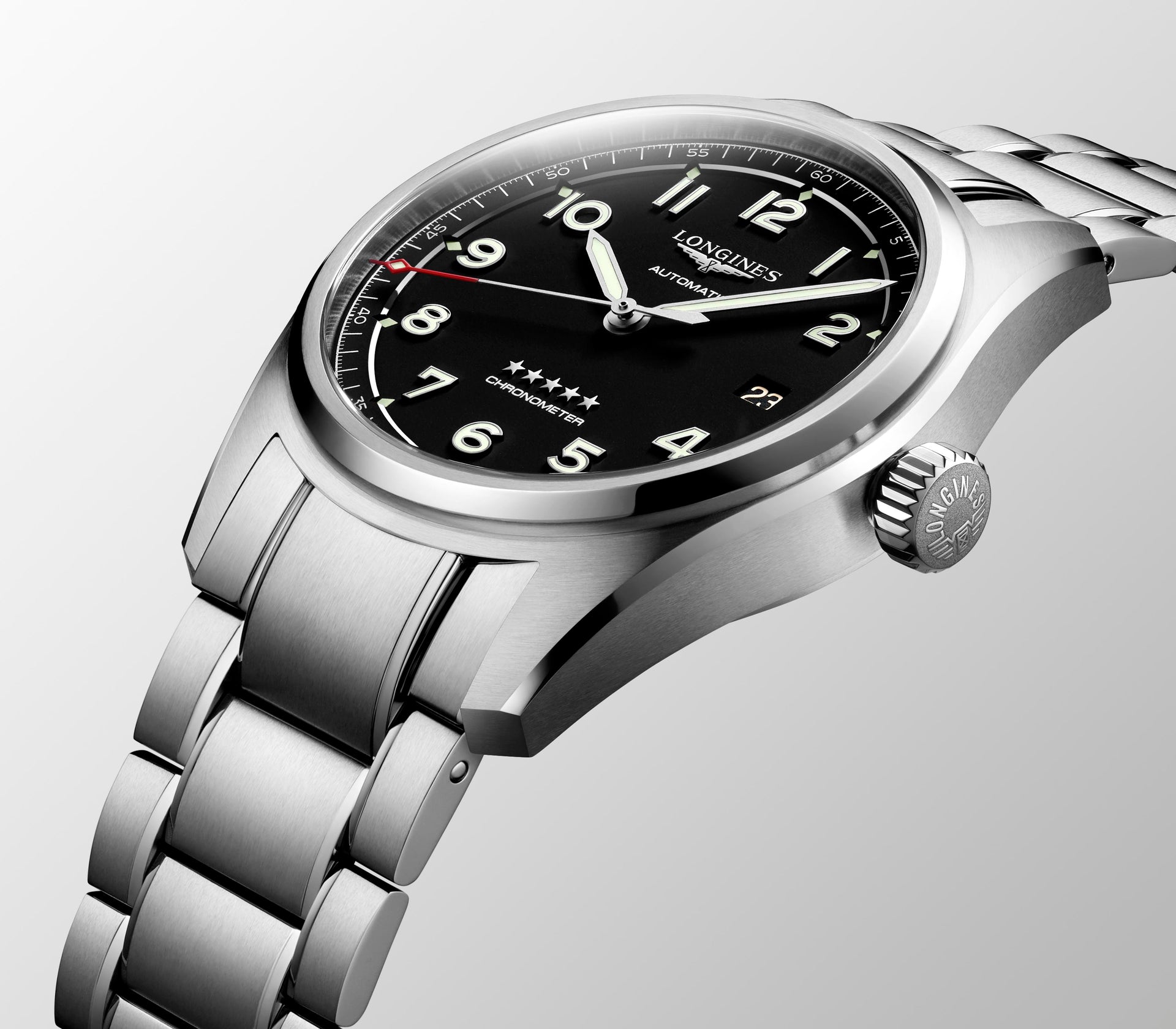 Longines Spirit Automatic (cadran noir / 40 mm)
