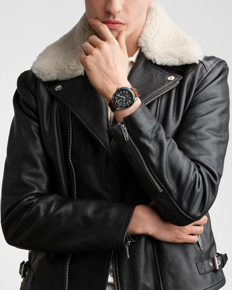 Longines Spirit Zulu Time Automatic (cadran noir / 42 mm)