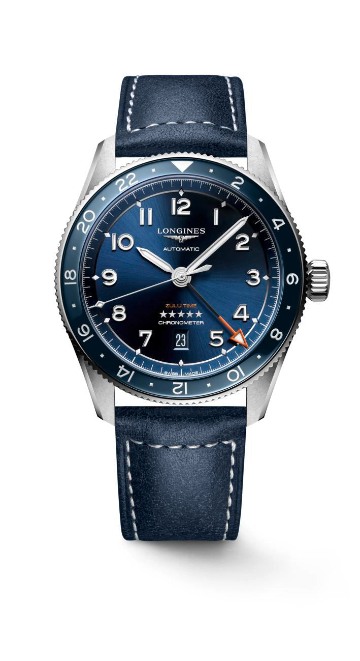 Longines Spirit Zulu Time Automatic (Blue Dial / 42mm)