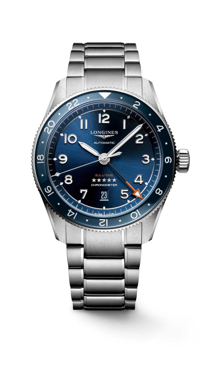 Longines Spirit Zulu Time Automatic (Blue Dial / 42mm)