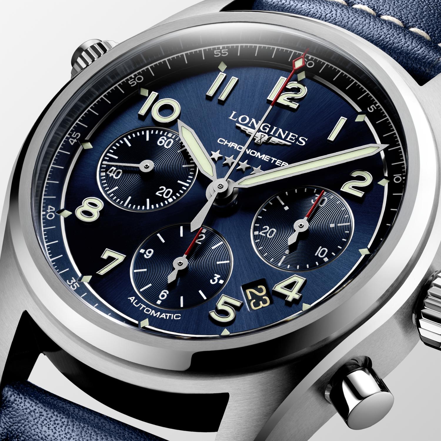 Longines Spirit Automatic Chronograph (cadran bleu / 42 mm)