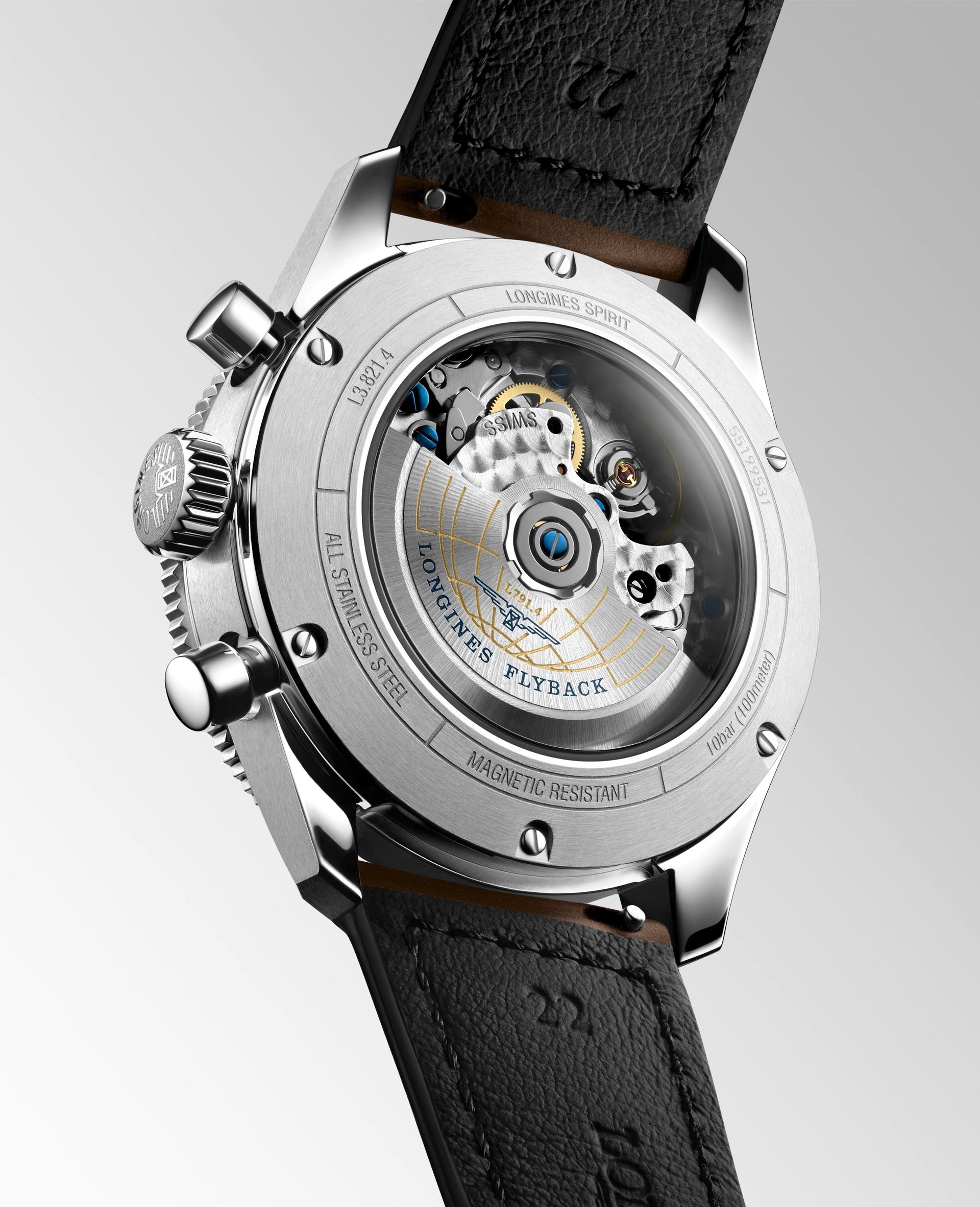 Longines Spirit Flyback Automatic (Cadran noir / 42mm)