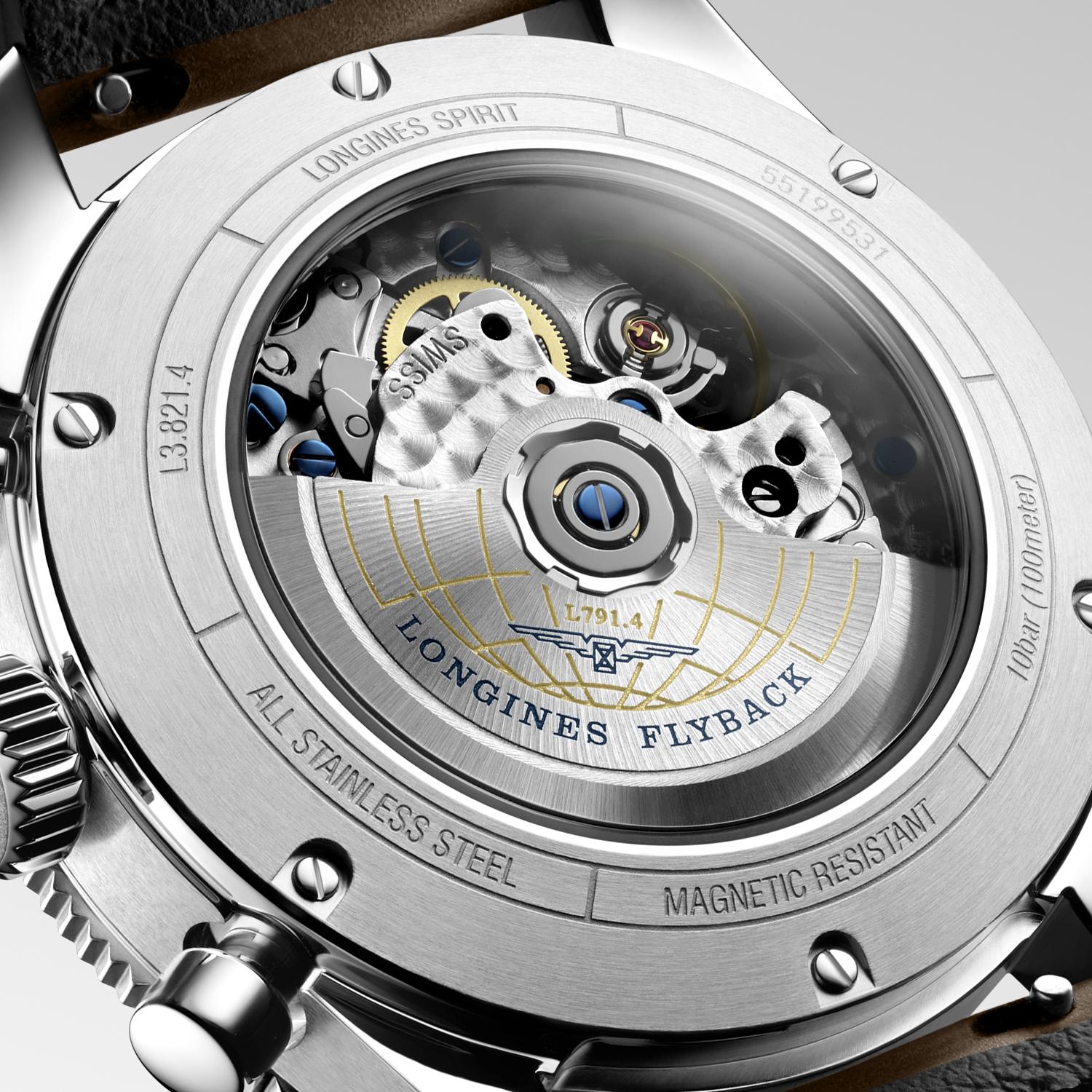 Longines Spirit Flyback Automatic (Cadran noir / 42mm)