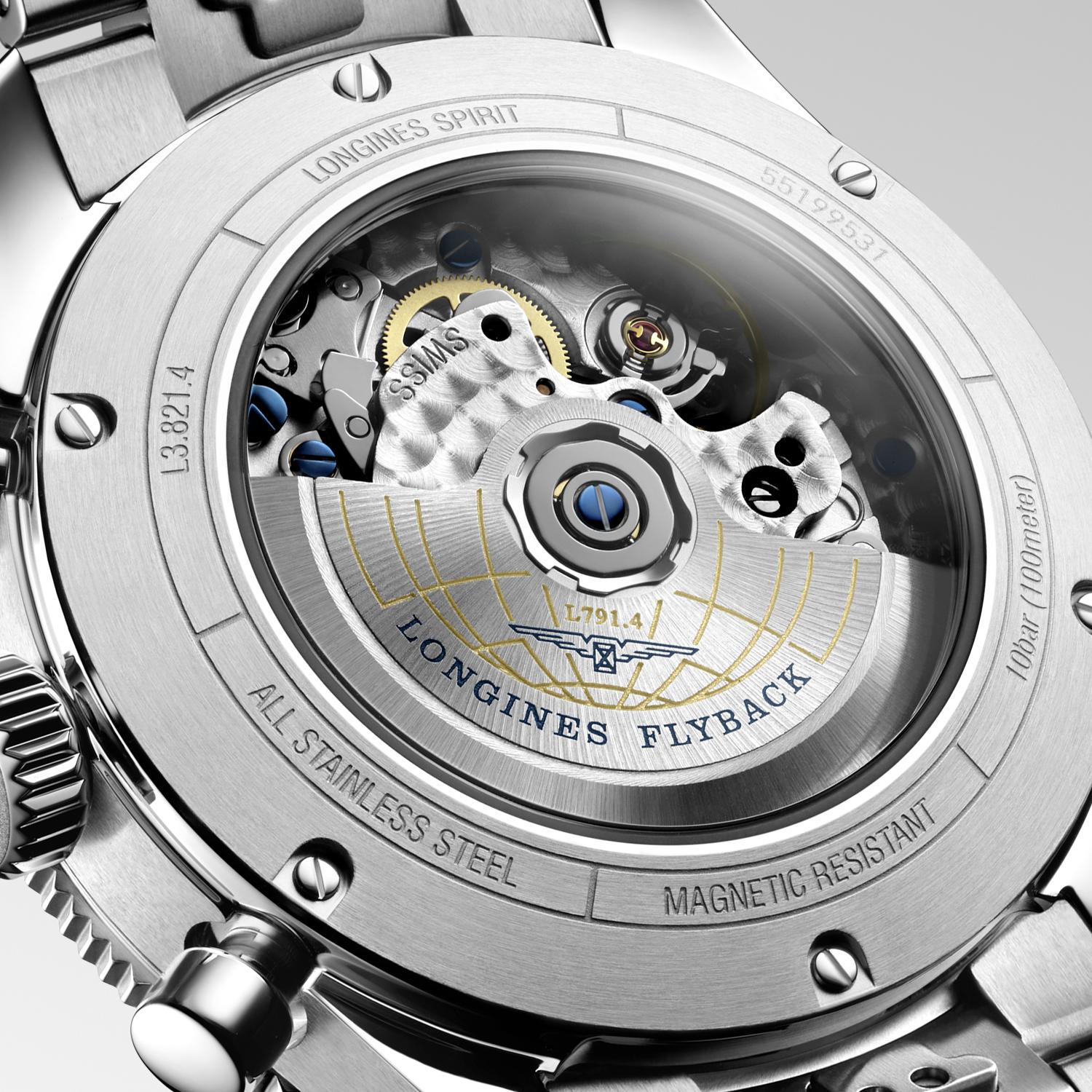 Longines Spirit Flyback Automatic (Cadran noir / 42mm)