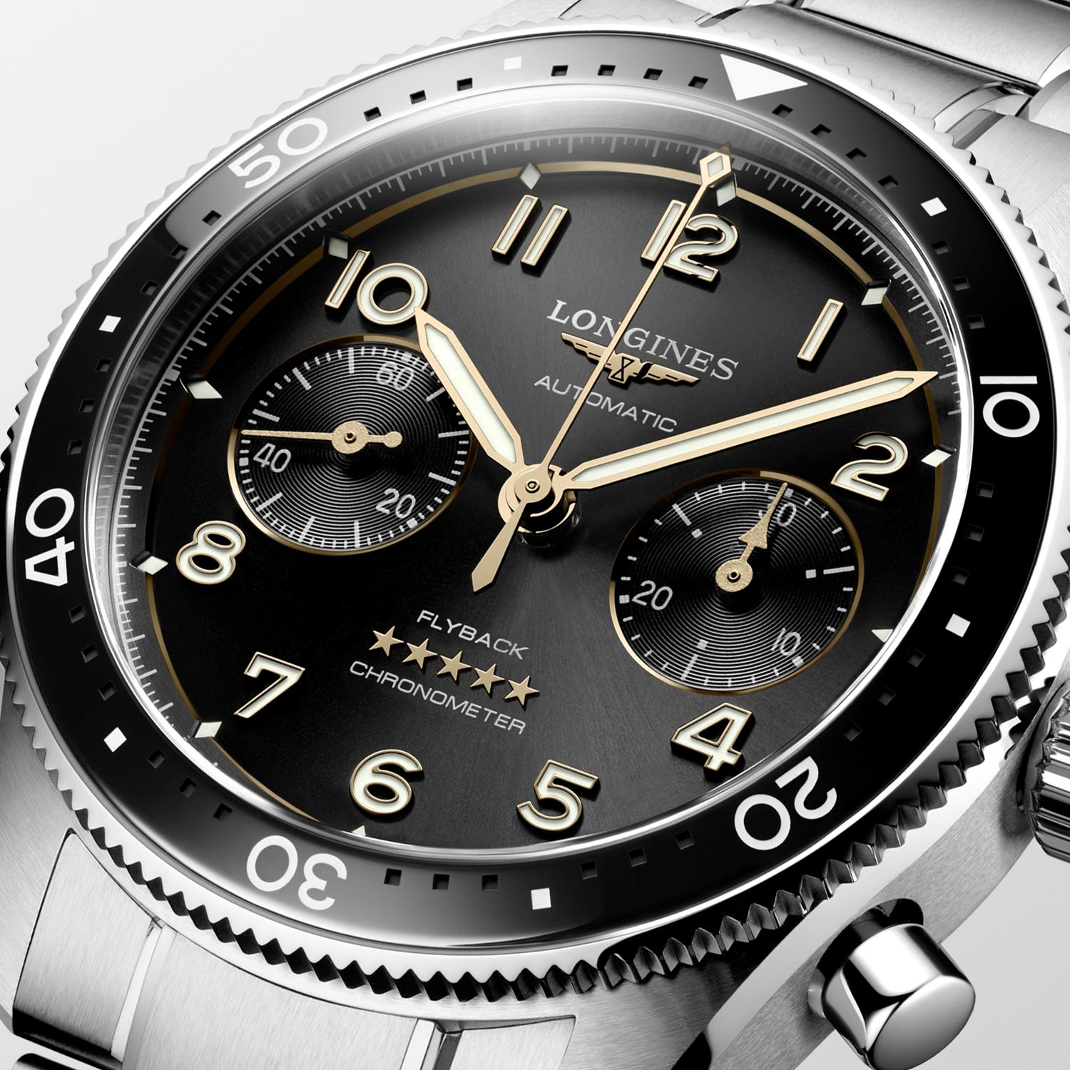 Longines Spirit Flyback Automatic (Cadran noir / 42mm)