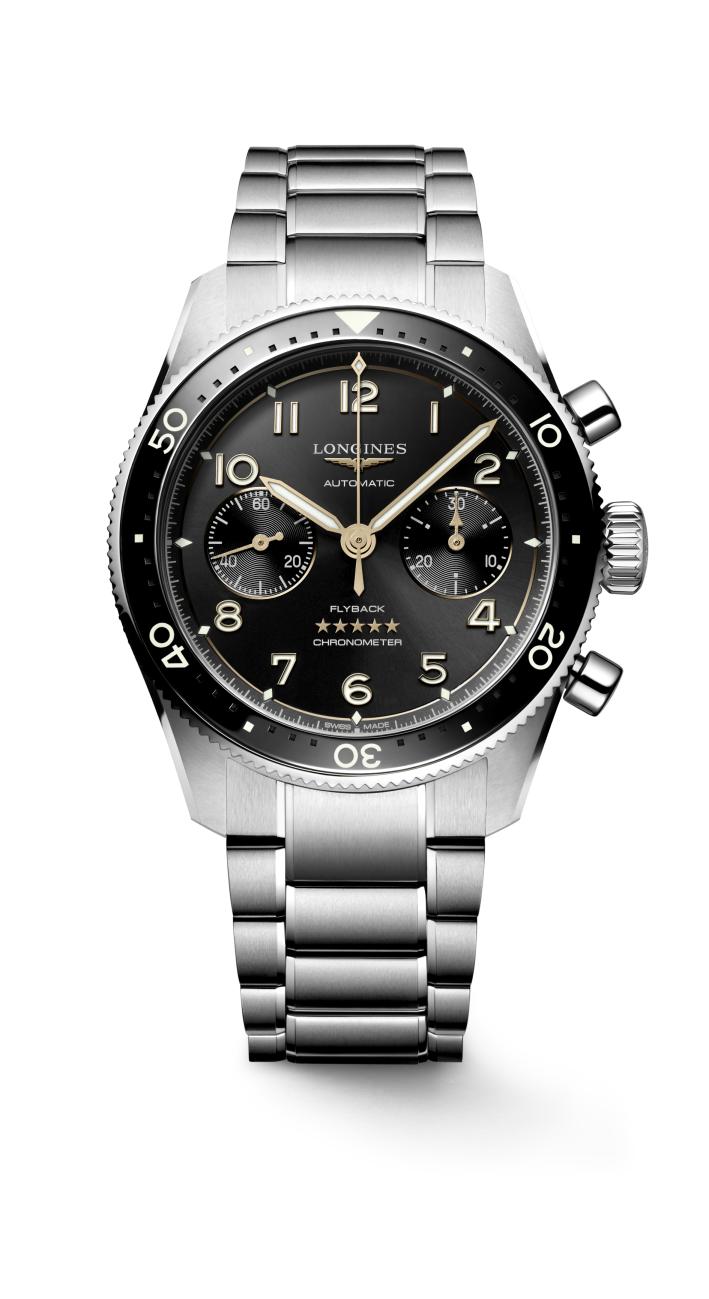 Longines Spirit Flyback Automatic (Cadran noir / 42mm)