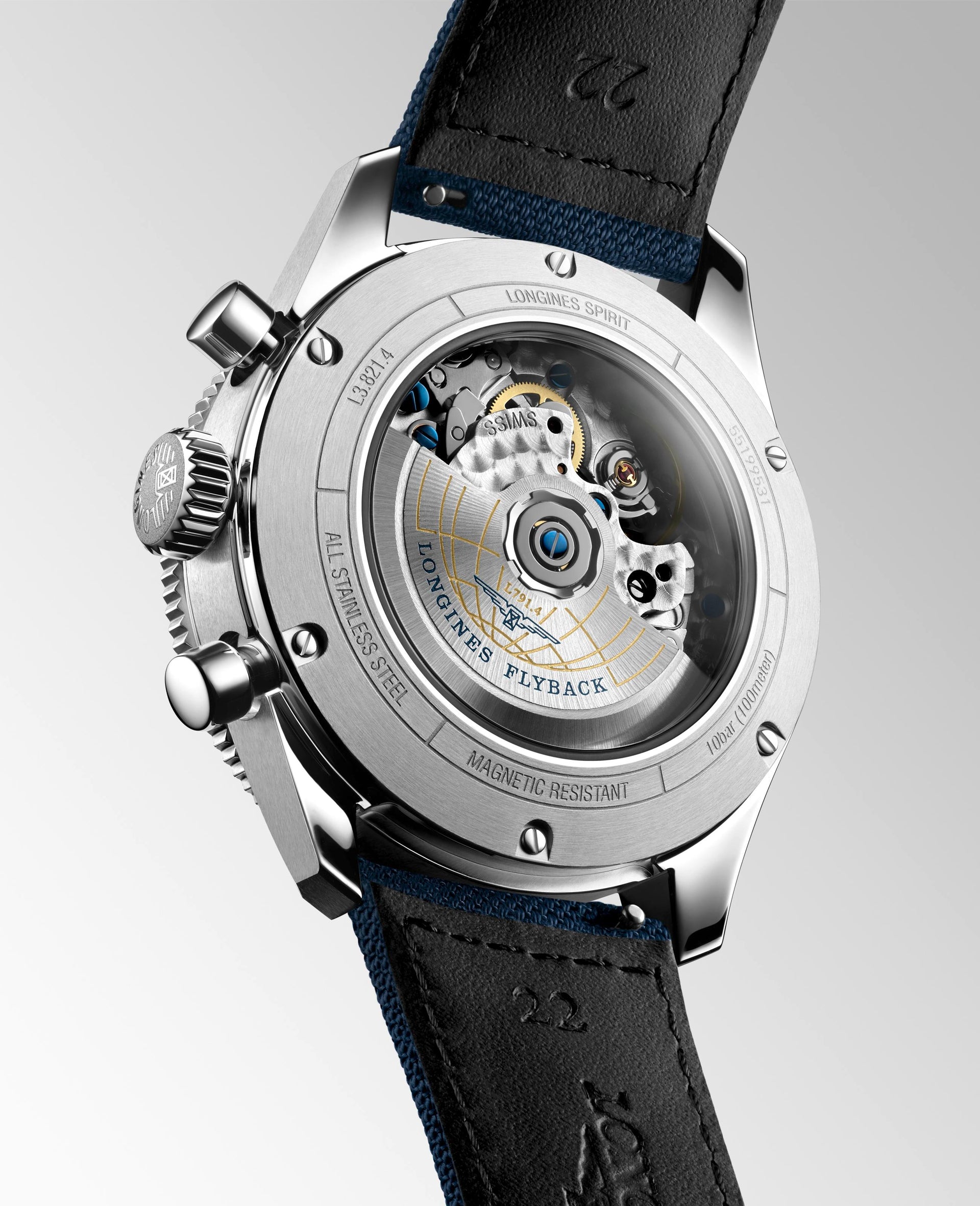 Longines Spirit Flyback Automatic (Cadran bleu / 42mm)