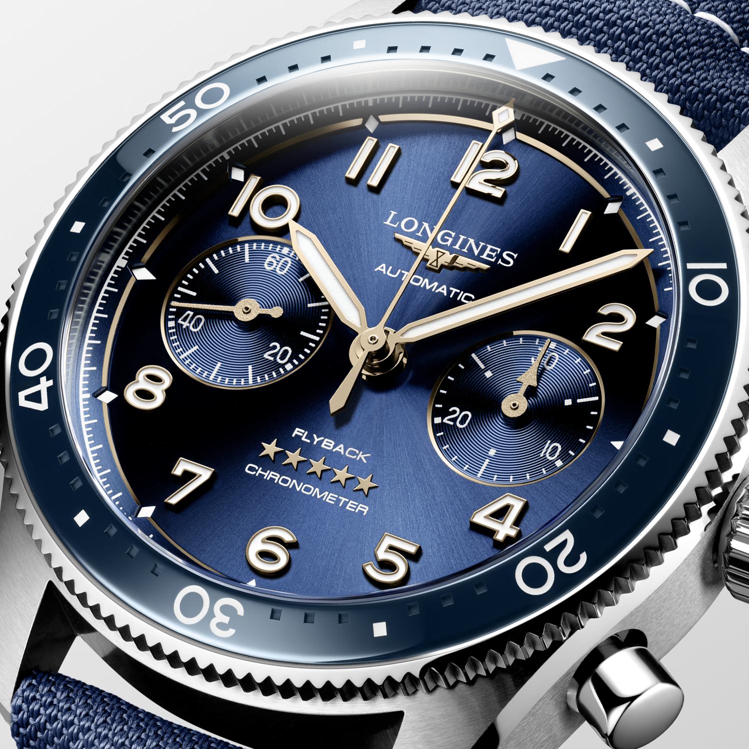 Longines Spirit Flyback Automatic (Cadran bleu / 42mm)