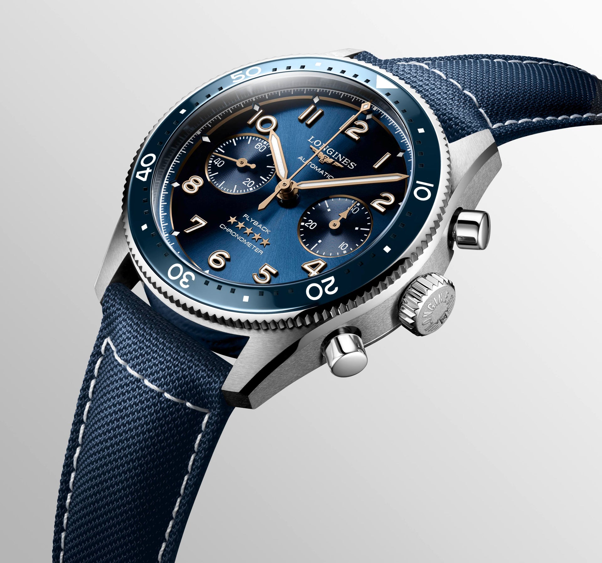 Longines Spirit Flyback Automatic (Cadran bleu / 42mm)