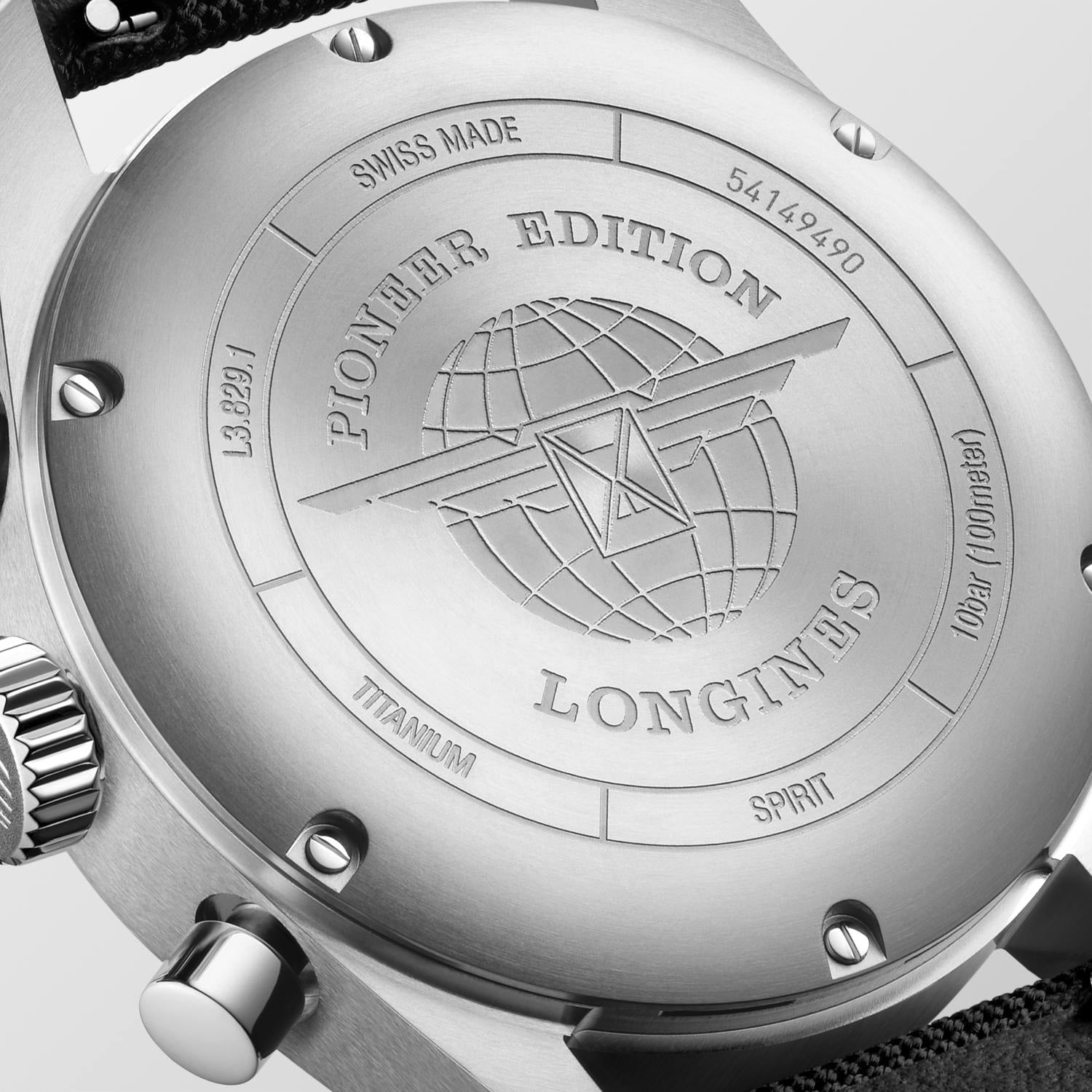 Longines Spirit Pioneer Chronographe Automatique (Cadran noir / 42mm)