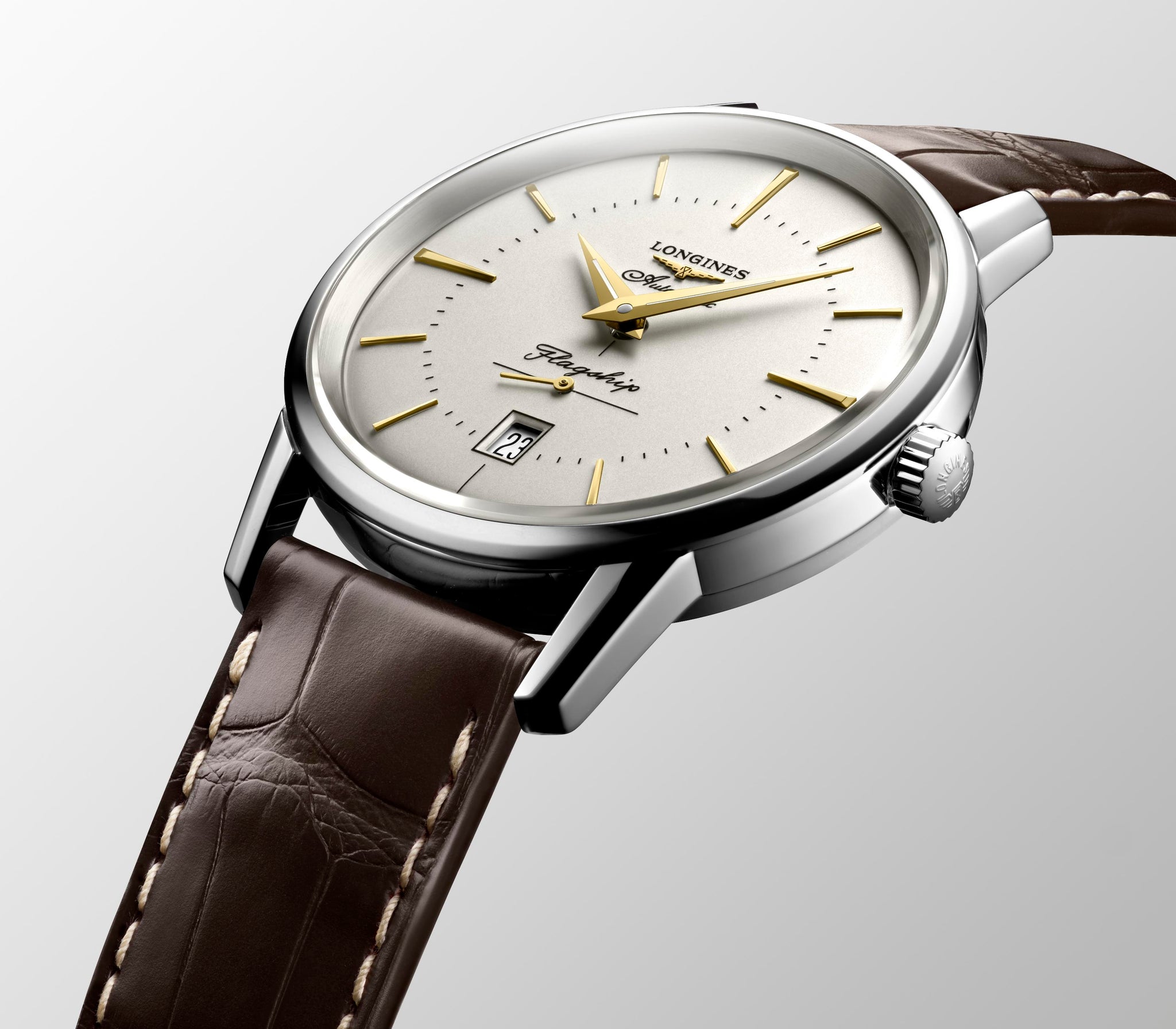 Longines Flagship Heritage Automatic (Silver Dial / 38mm)