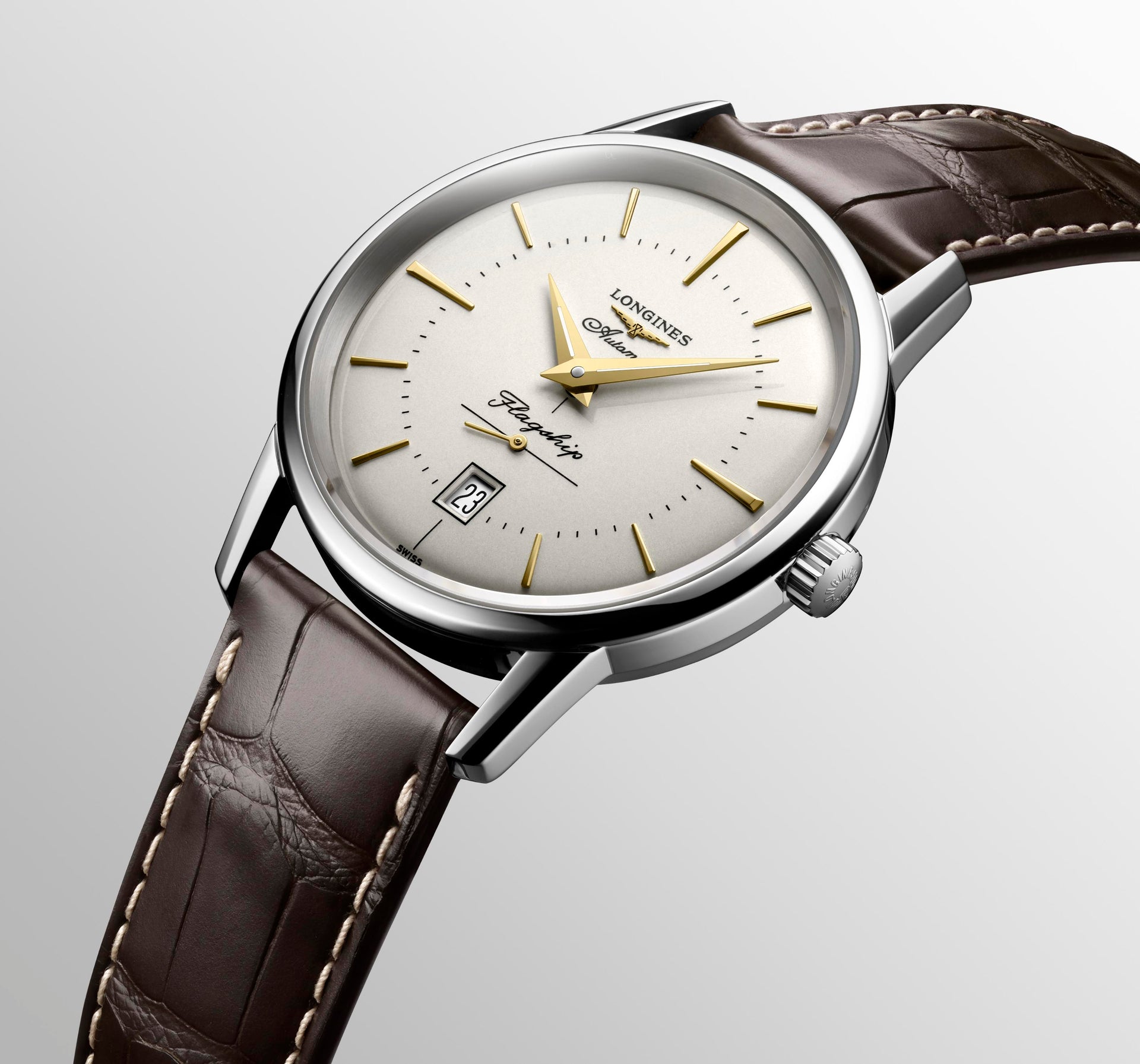 Longines Flagship Heritage Automatic (Cadran argenté / 38mm)