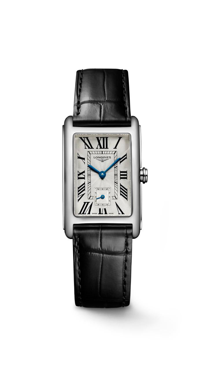 Longines Dolcevita Quartz (cadran argenté / 23mm x 37mm)