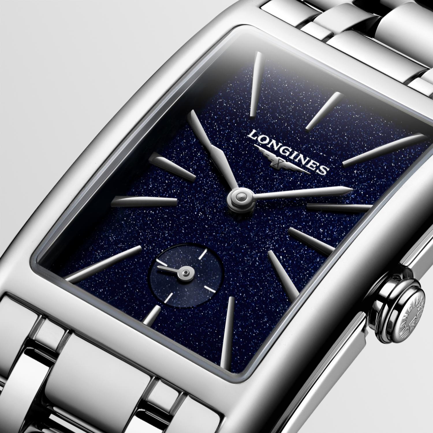 Longines Dolcevita Quartz (cadran bleu / 23mm x 37mm)