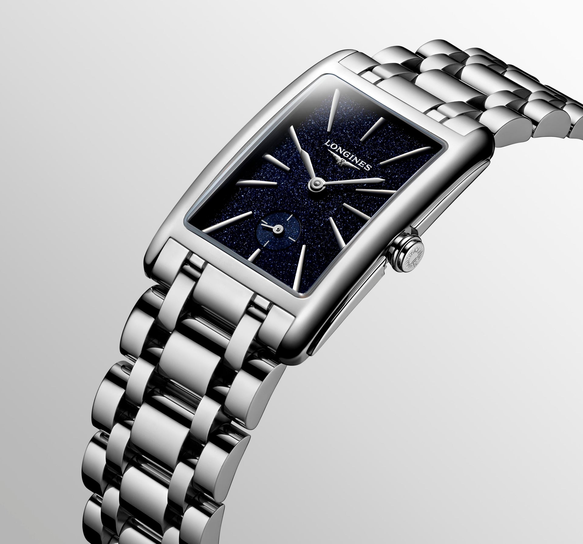 Longines Dolcevita Quartz (cadran bleu / 23mm x 37mm)
