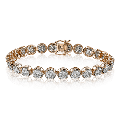 Simon G 18K Round Illusion Set Diamond Bracelet