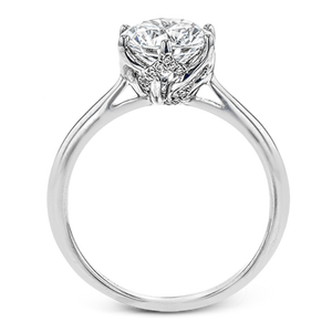 Simon G 18K 6-Prong Round Diamond Solitaire Engagement Ring