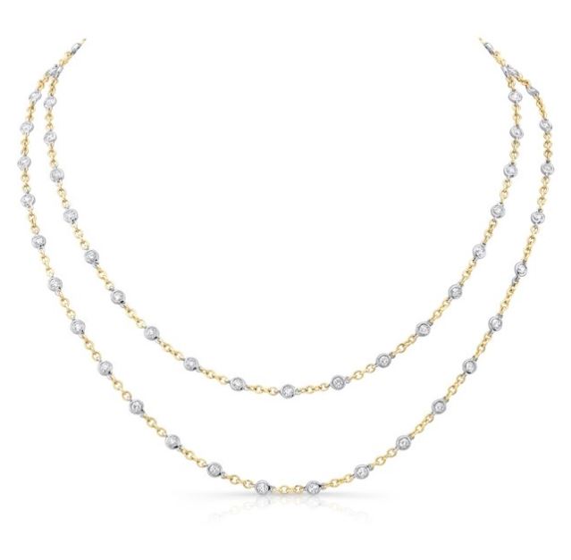 Collier "Diamants 18K par la cour" de 32 pouces