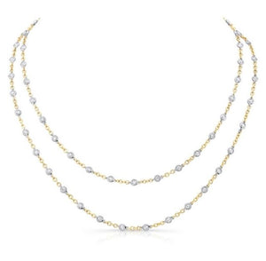 Uneek 18K Diamonds-By-The-Yard 32" Necklace