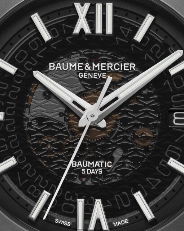 Baume Et Mercier Riviera Baumatic Automatic (Black Dial / 42mm)
