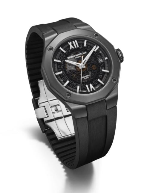 Baume Et Mercier Riviera Baumatic Automatic (cadran noir / 42 mm)