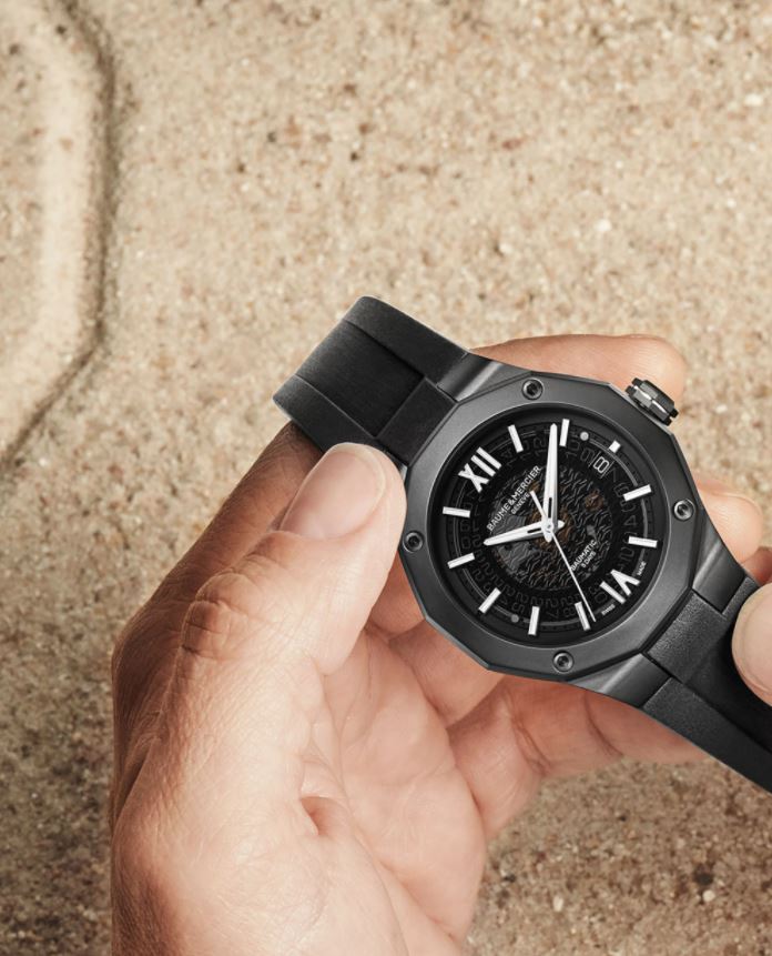 Baume Et Mercier Riviera Baumatic Automatic (cadran noir / 42 mm)