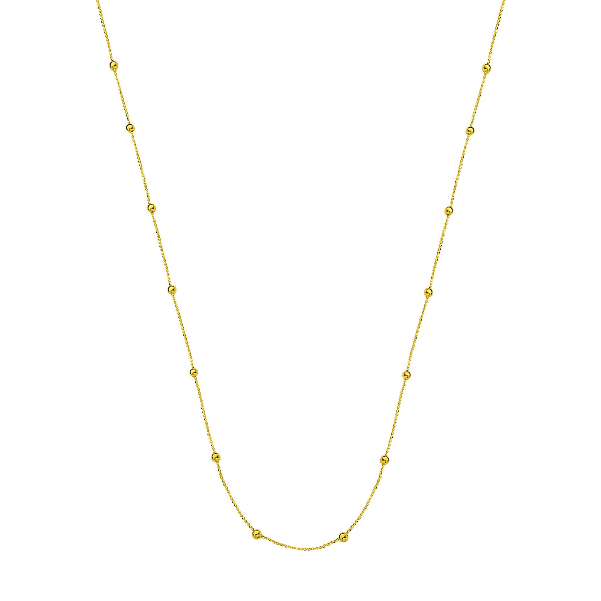 Hemsleys Collection 14K Micro Beads-By-The-Yard Necklace