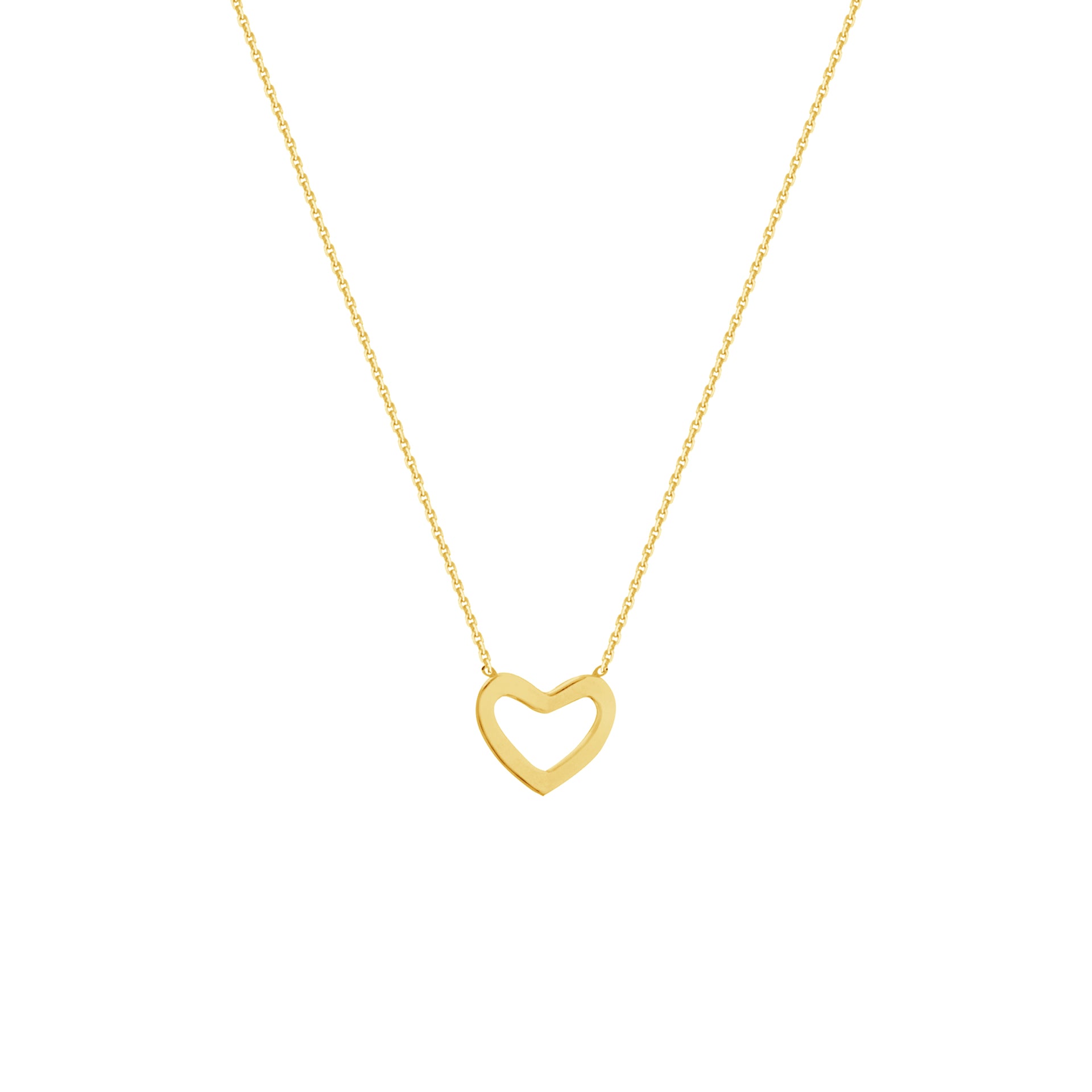 Mini pendentif à coeur ouvert 14K de la collection Hemsleys
