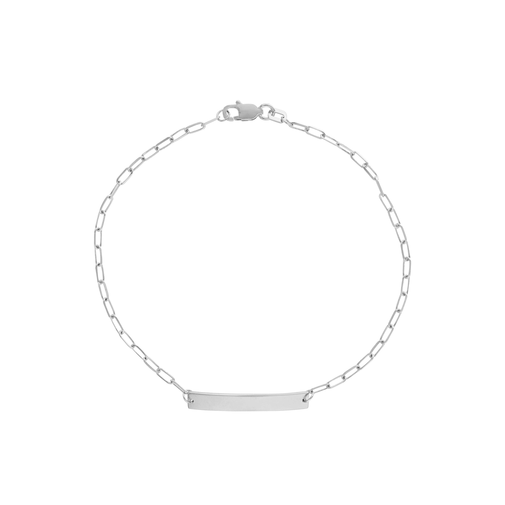 Hemsleys Baby Collection 14K Paperclip ID Bracelet