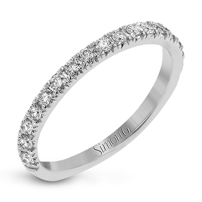 Simon G 18K Diamond Three Quarter Eternity Band
