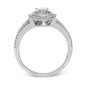 Pear shaped double 2025 halo split shank