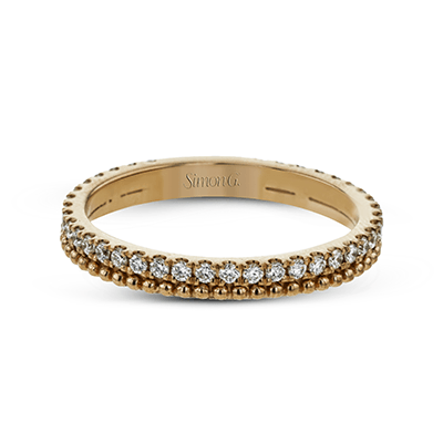 Simon G 18K Diamond & Beaded Eternity Band