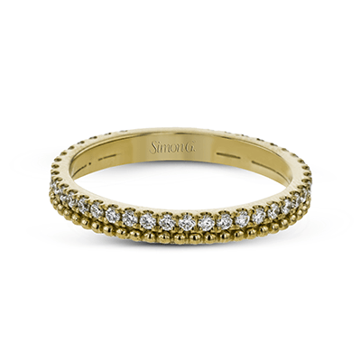 Simon G 18K Diamond & Beaded Eternity Band