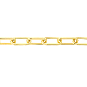 Hemsleys Collection 14K Yellow Gold 6mm Paperclip Bracelet
