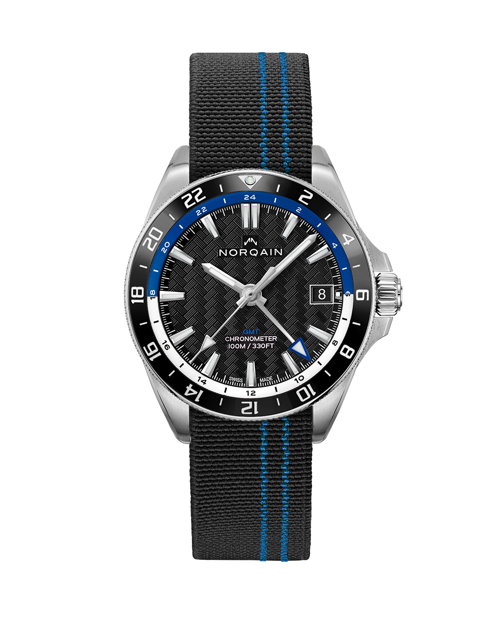 Norqain Adventure Neverest GMT Auto (Black & Blue Dial / 41mm)