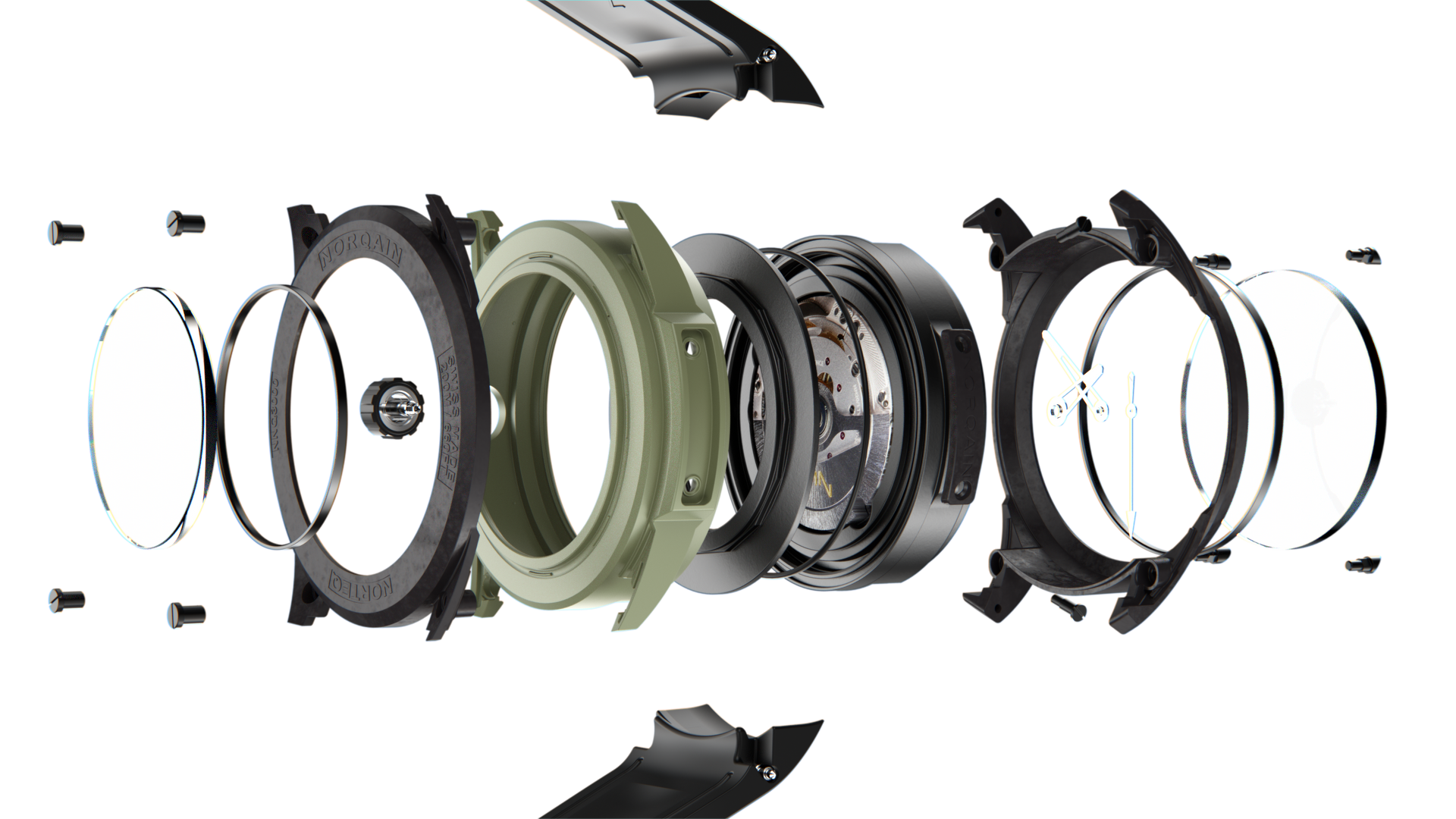 Norqain Independence Wild One Auto (Cadran noir et vert / 42mm)