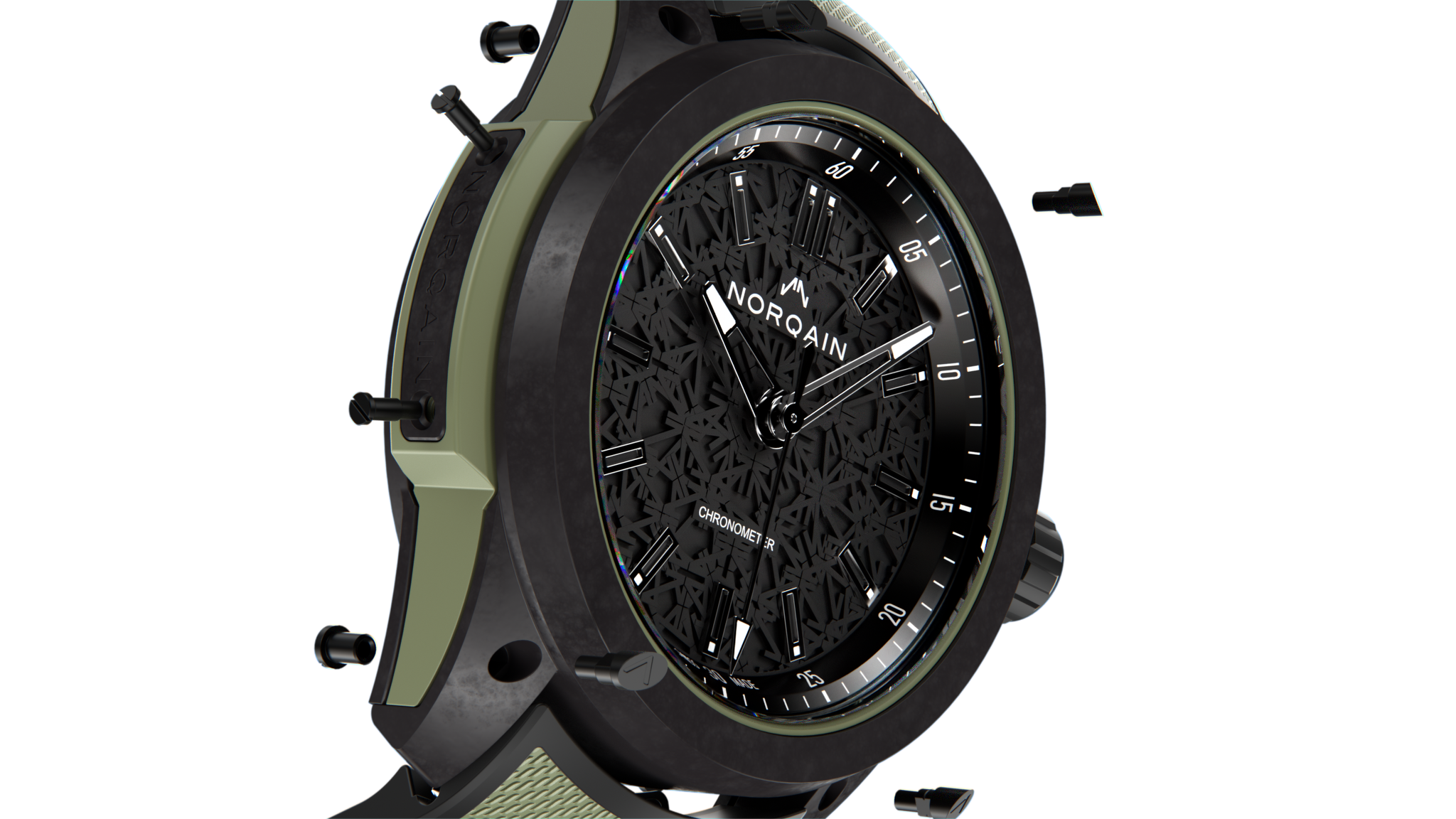 Norqain Independence Wild One Auto (Black & Green Dial / 42mm)