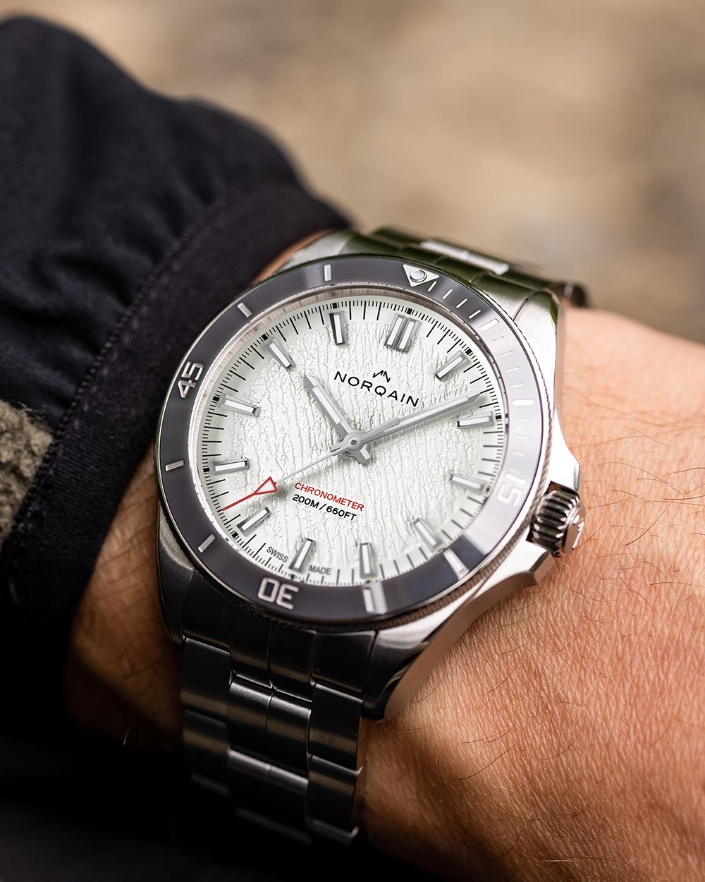 Norqain Adventure Neverest Glacier Auto (cadran blanc glacier / 40mm)