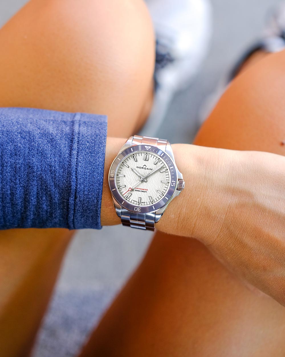 Norqain Adventure Neverest Glacier Auto (cadran blanc glacier / 40mm)