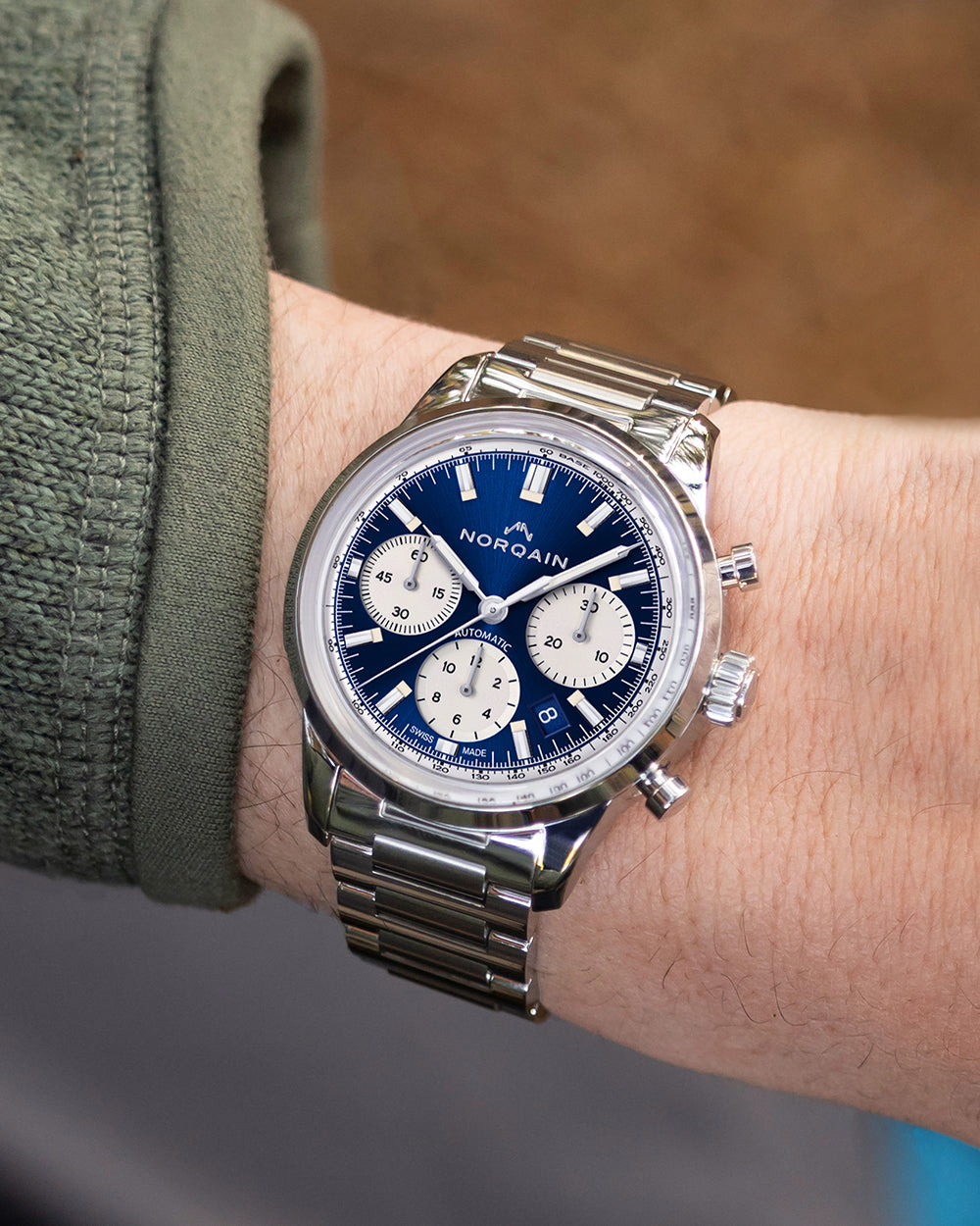 Norqain Freedom 60 Auto Chrono (Cadran bleu / 40mm)