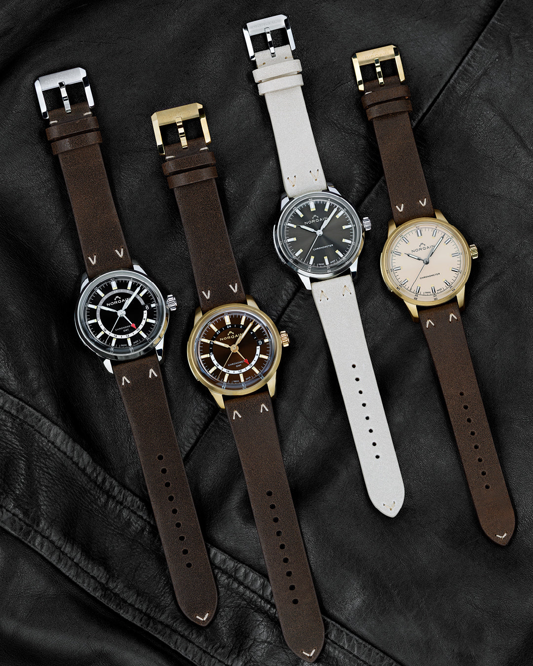 Norqain Freedom 60 GMT Auto (Black Dial / 40mm)