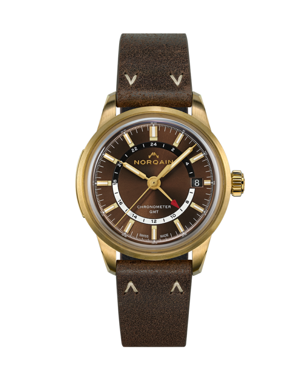 Norqain Freedom 60 GMT Limited Edition Auto (Brown Dial / 40mm)