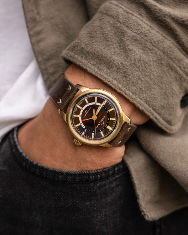 Norqain Freedom 60 GMT Limited Edition Auto (Brown Dial / 40mm)