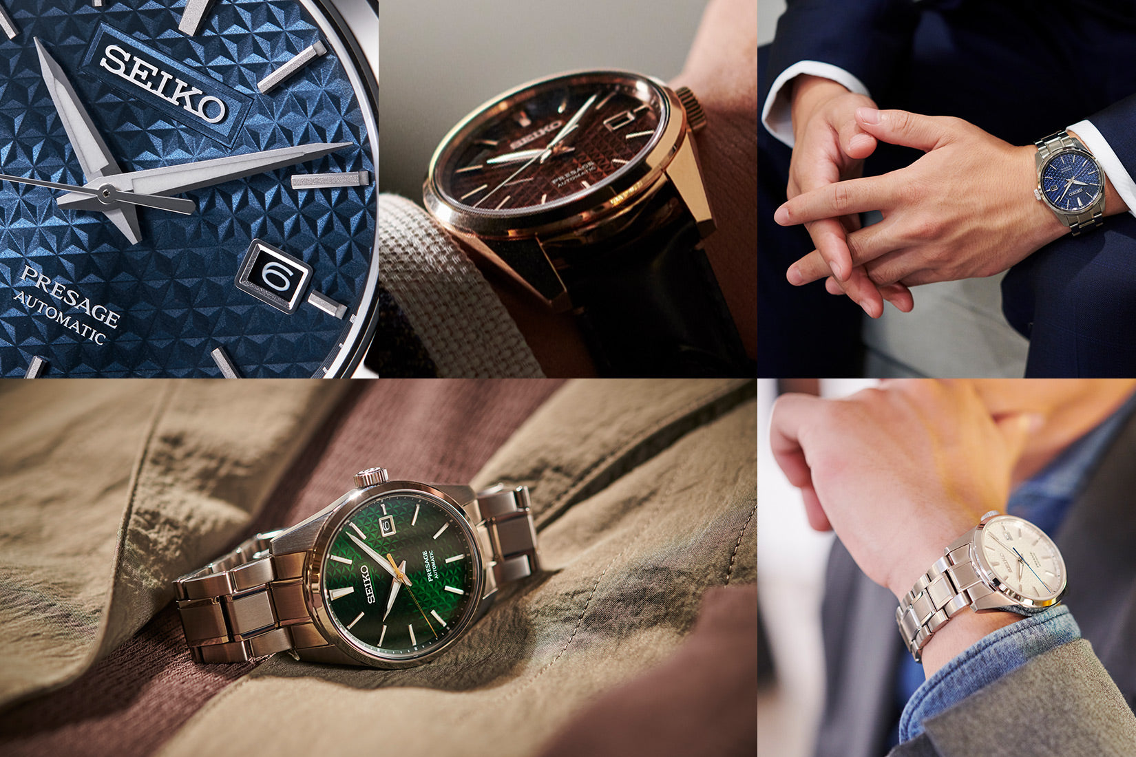 Seiko Presage Sharp Edged SPB170 Automatic (cadran brun / 39mm)